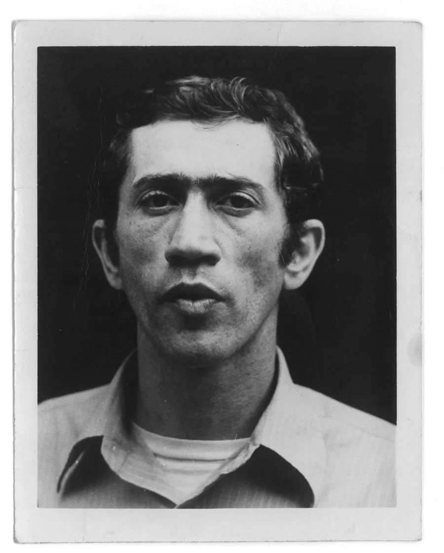 Black-and-white portrait of a young Max Ochs